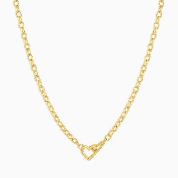 Gorjana Parker Mini Heart Necklace - Gold