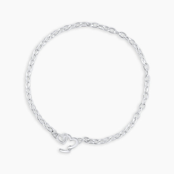 Gorjana Parker Heart Mini Bracelet - Silver