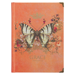 Journal Classic Zip Pink His Mercy Never Fails