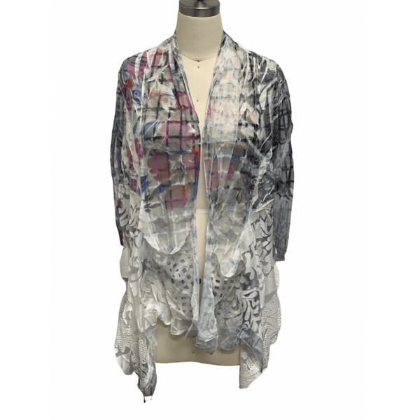 Kamana Purple Open Front Cardigan