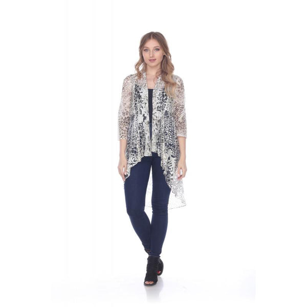 Kamana Hi Low Chita Cardigan