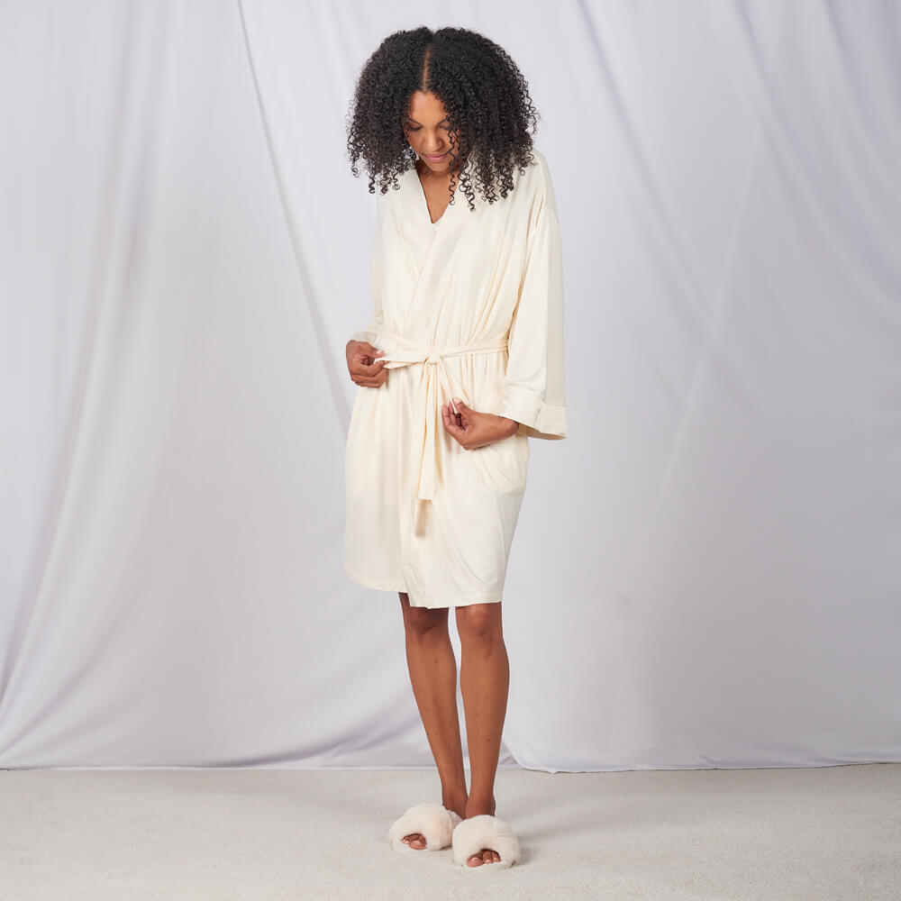 Faceplant Dreams Bamboo Kimono Robe