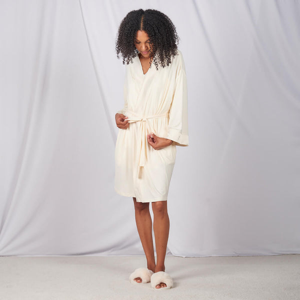 Faceplant Dreams Bamboo Kimono Robe