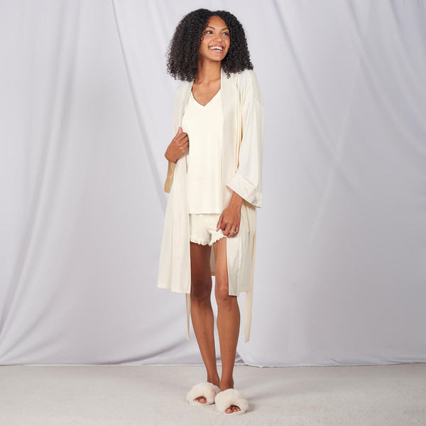 Faceplant Dreams Bamboo Kimono Robe