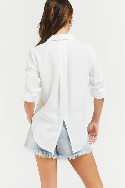 Velvet Heart Riley Optic White Button-Up Shirt
