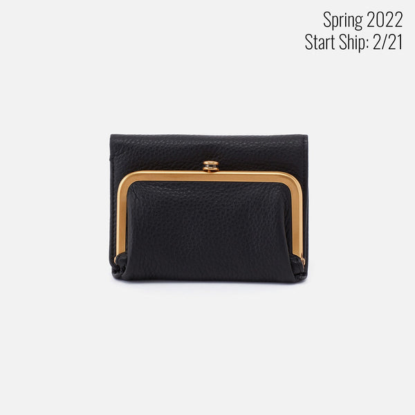 HOBO Robin Compact Wallet -Black