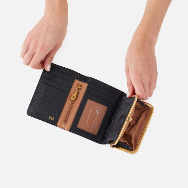 HOBO Robin Compact Wallet -Black