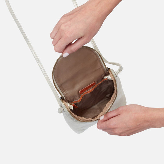 HOBO Fern Crossbody -Silver