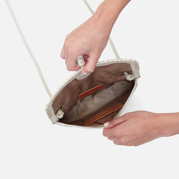 HOBO Bramble Crossbody -Pearlized Silver