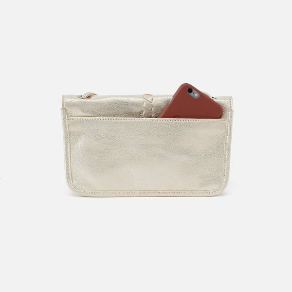HOBO Bramble Crossbody -Pearlized Silver