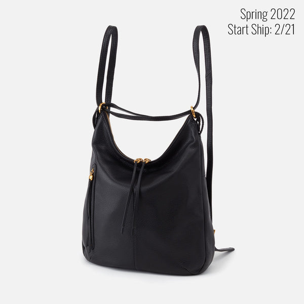 HOBO Merrin Convertible Backpack -Black