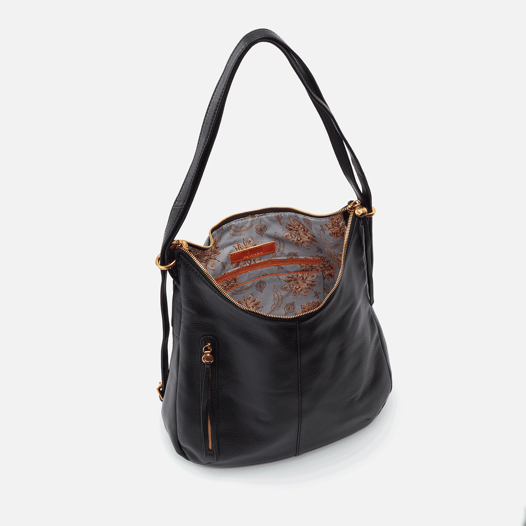 Hobo Pier Convertible Leather Shoulder Bag
