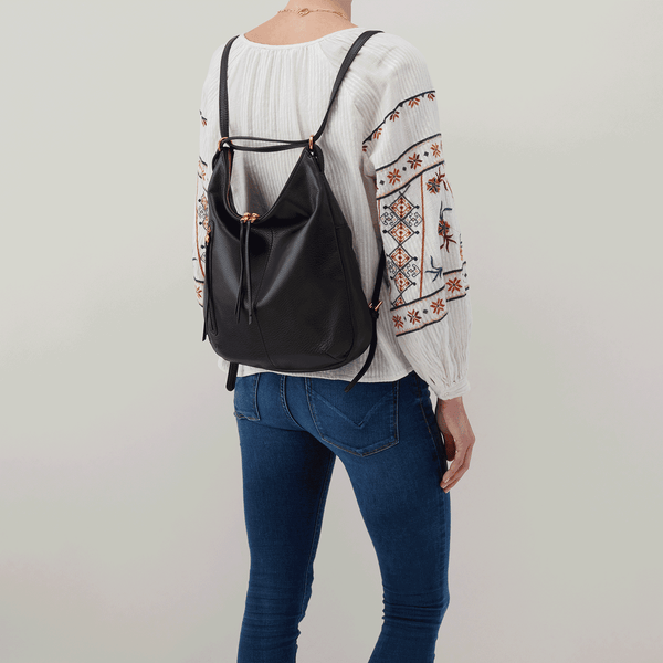 HOBO Merrin Convertible Backpack -Black