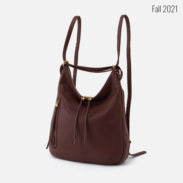 Merrin Convertible Backpack -Mahogany