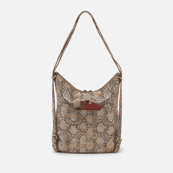 HOBO Merrin Convertible Backpack -Metal Snake