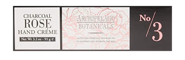 Archipelago Botanicals Charcoal Rose Hand Cream