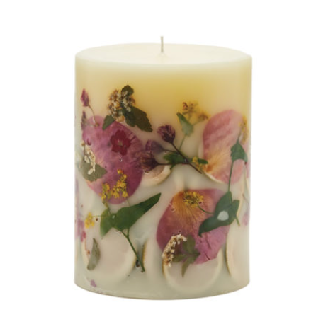 Rosy Rings Lemon Blossom and Lychee Botanical Candle