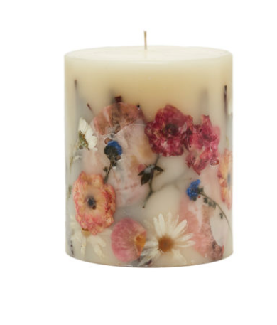Rosy Rings Apricot Rose Botanical Candle