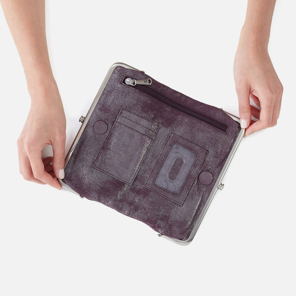 HOBO Lauren Clutch Wallet -Plum Graphite