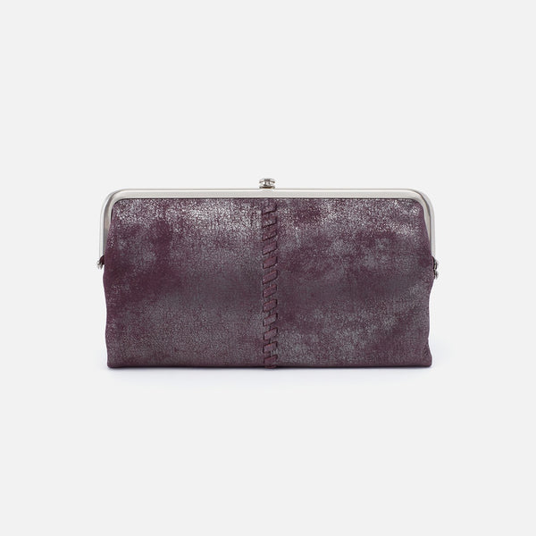 HOBO Lauren Clutch Wallet -Plum Graphite
