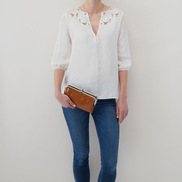HOBO Lauren Clutch Wallet -Truffle