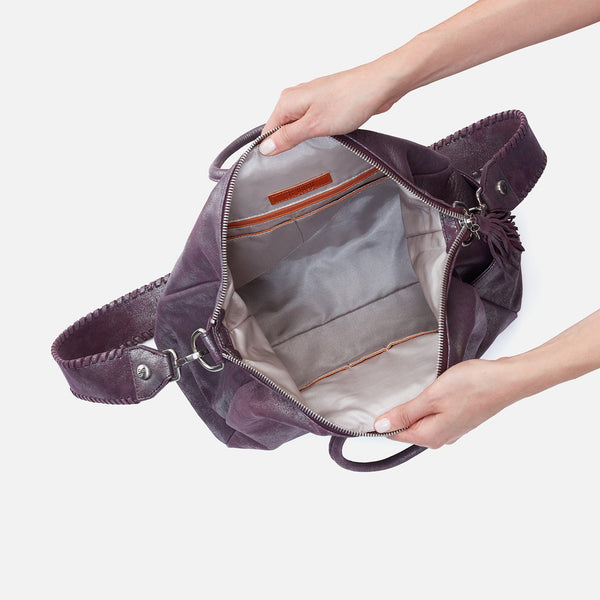 HOBO Sheila Large Satchel -Plum