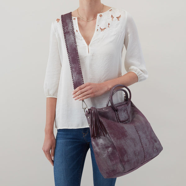 HOBO Sheila Large Satchel -Plum