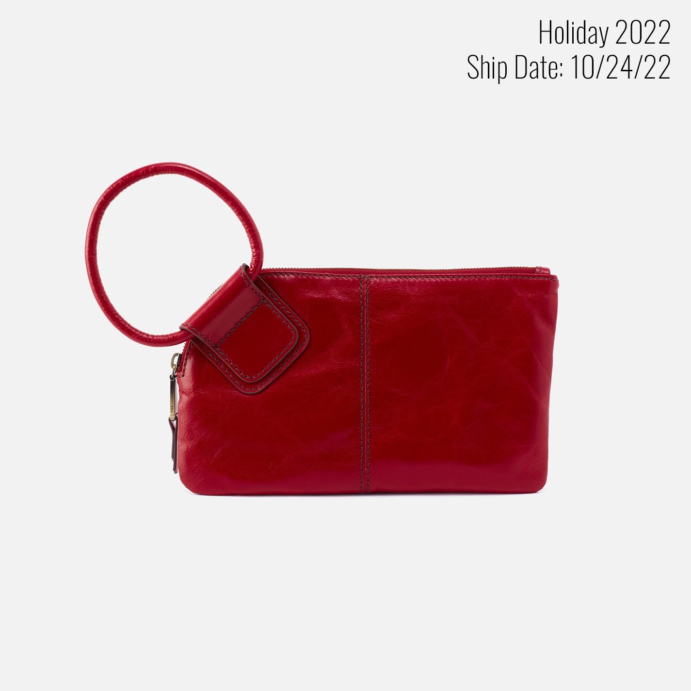 HOBO Sable Wristlet - Crimson