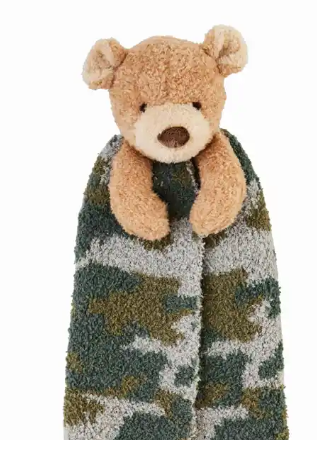 Camo Chenille Bear Lovey