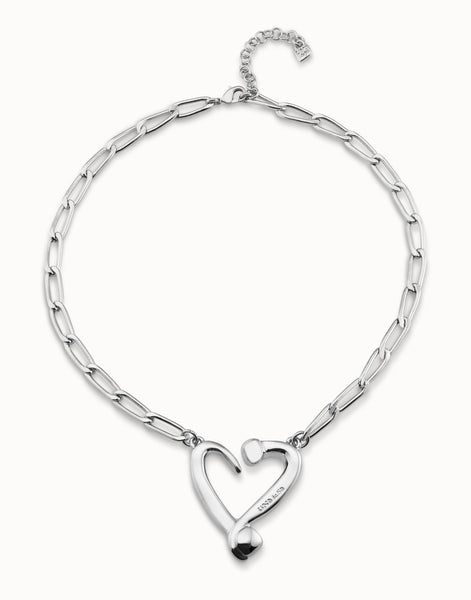Uno de 50 One Love Necklace - Silver