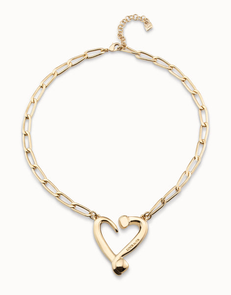 Uno de 50 One Love Necklace - Gold