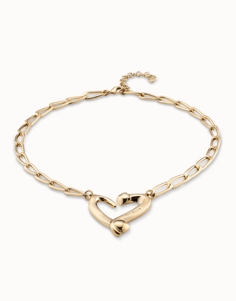Uno de 50 One Love Necklace - Gold