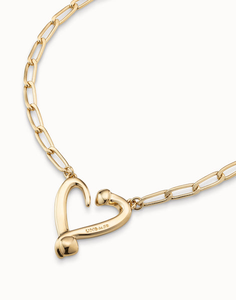 Uno de 50 One Love Necklace - Gold