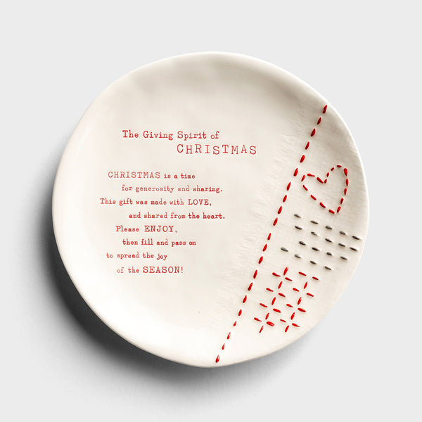 Christmas Giving Plate