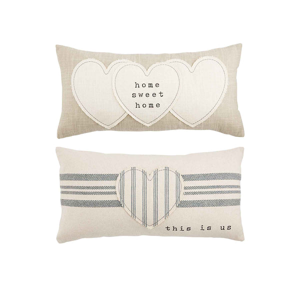 Heart Applique Pillows