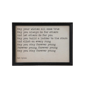 May Your Wishes Framed Wall Decor