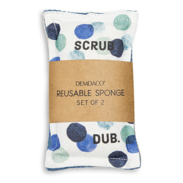 Scrub A Dub Kitchen Sponge - Set of 2
