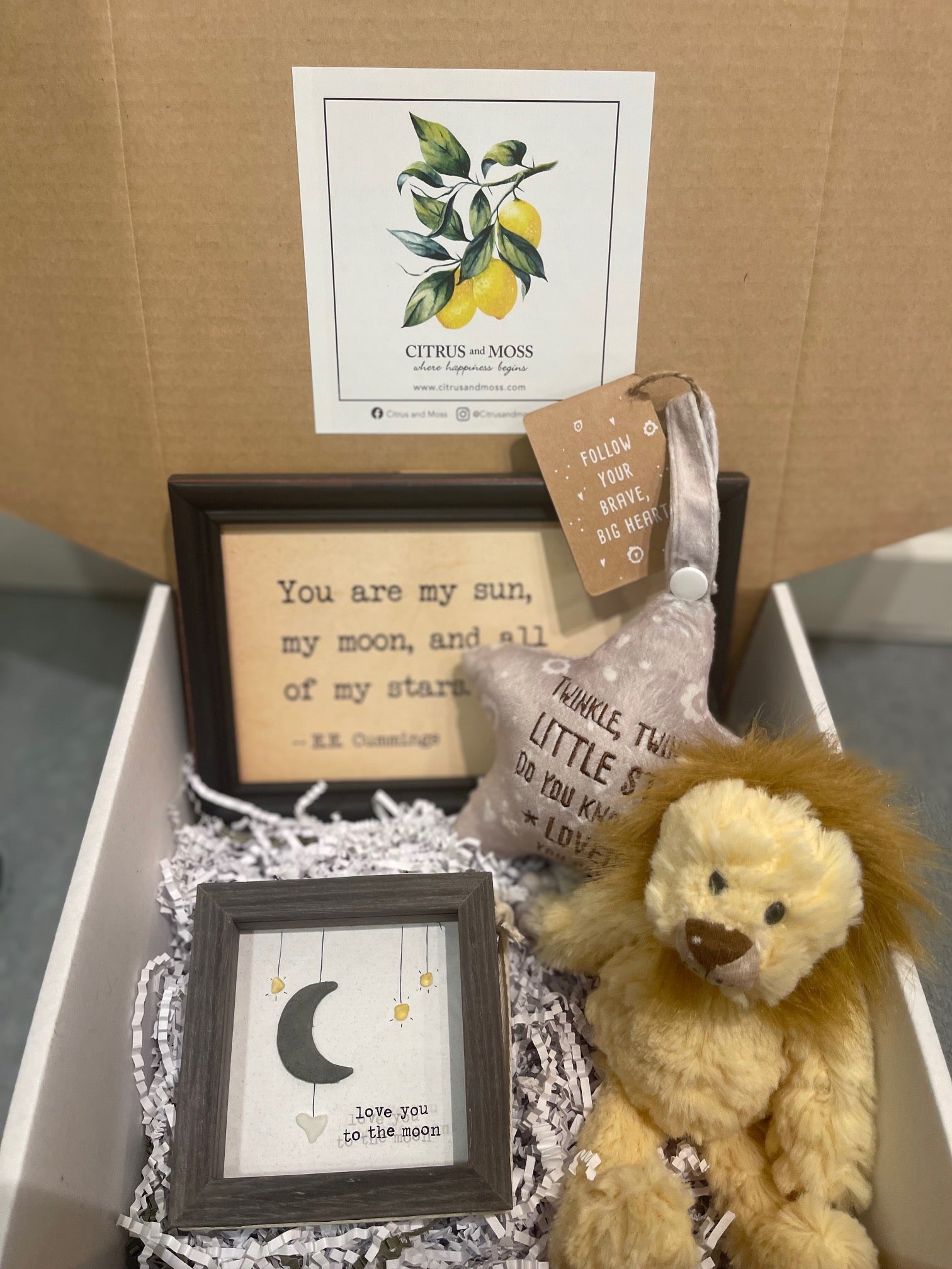 You are Brave and have a Big Heart,  Baby- Happiness Box