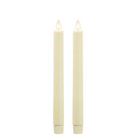 Wax Dipped Candle Tapers Set of 2