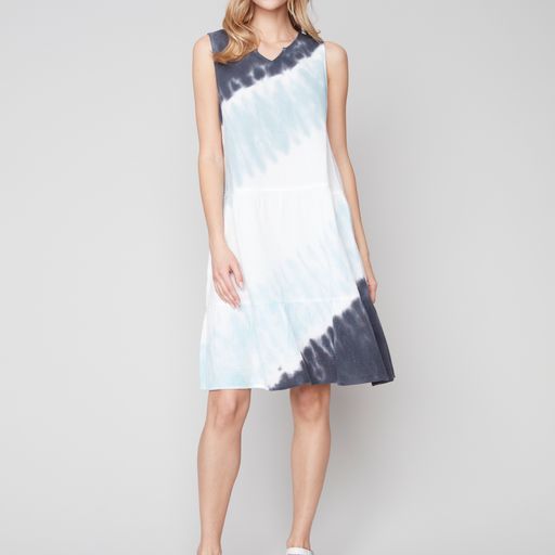 Charlie B Tie Dye Bubble Cotton Dress