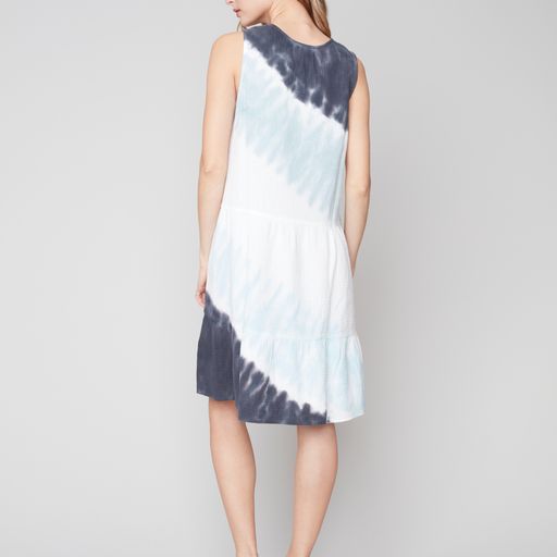 Charlie B Tie Dye Bubble Cotton Dress