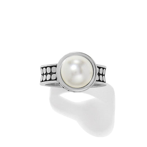 Pebble Dot Pearl Ring