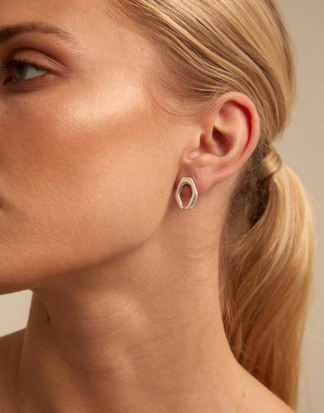Uno de 50 Ladies Earrings - Silver