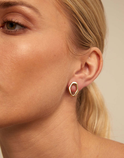 Uno de 50 Ladies Earrings  - Gold