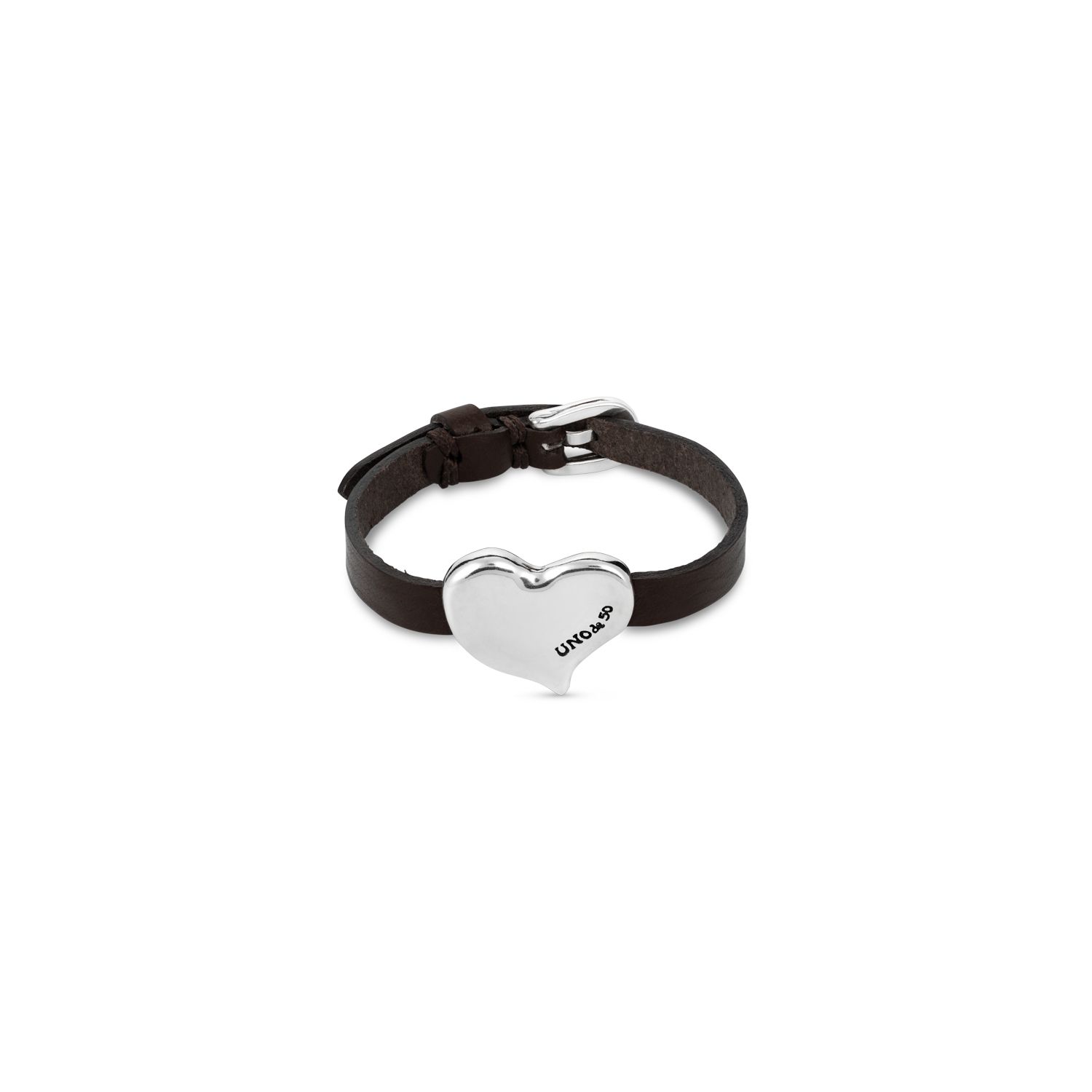 Uno De 50 Uno Heart Bracelet - Silver