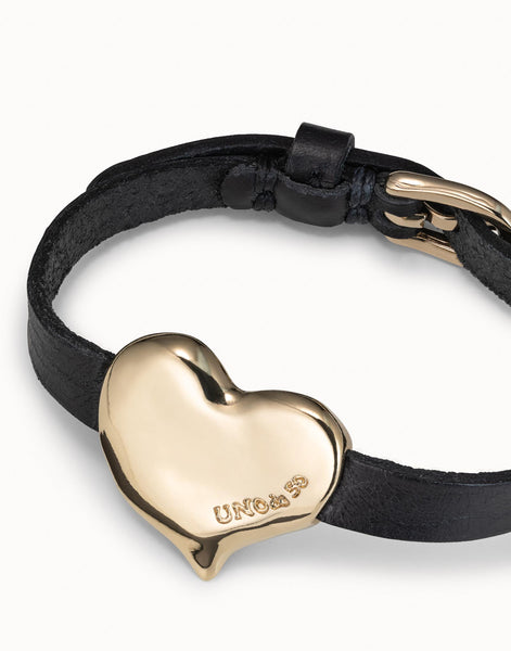 Uno De 50 Uno Heart Bracelet - Gold