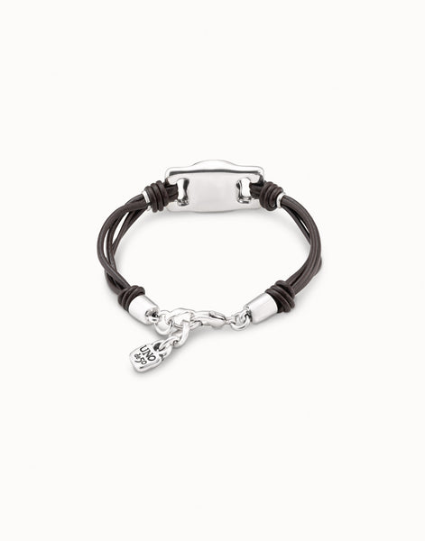 Uno de 50 Silver-Pearl Darling Bracelet