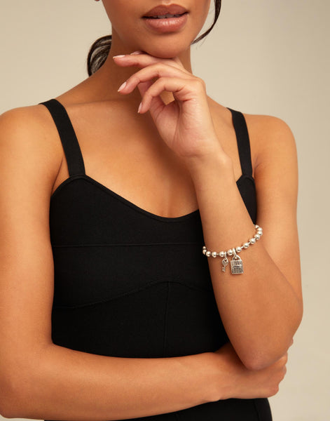 Uno de 50 Silver Key Bracelet