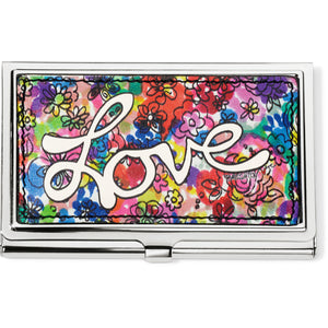 Love Bouquet Metal Card Case
