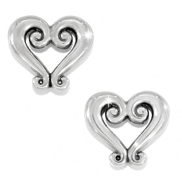 Genoa Heart Mini Post Earrings